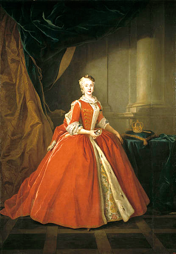 Marie-Amélie de Saxe vers 1750